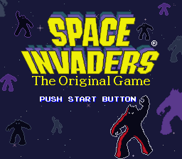 Space Invaders Title Screen